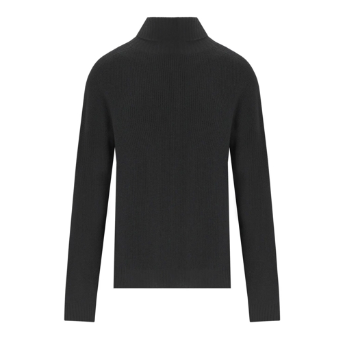 Amaranto Pull à col roulé AMARÁNTO SCHWARZER PULLOVER MIT HOHEM KRAGEN schwarz