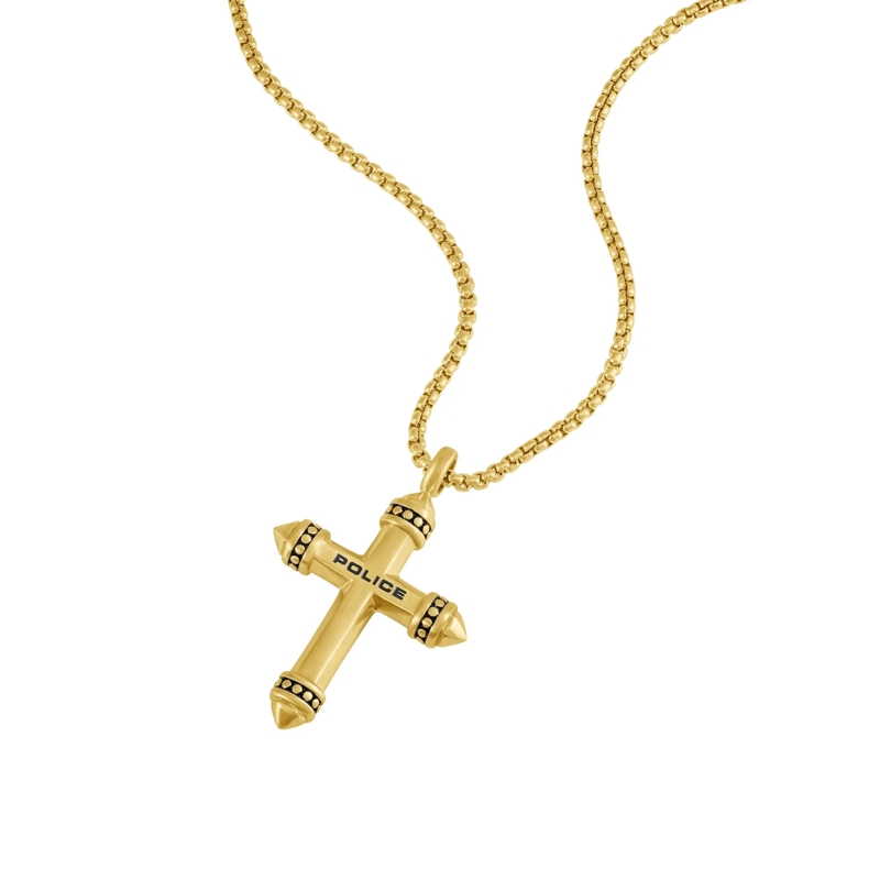 Police  Herrenkette Crossrange- Herrenkette- Farbe: sil gold(Image 2)