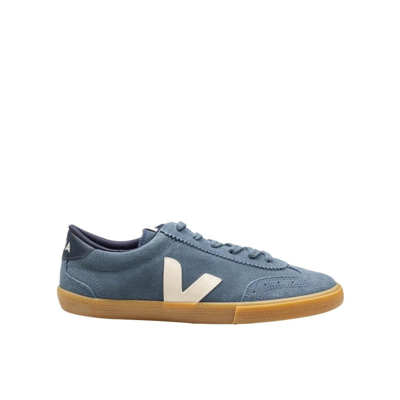 Veja Lage-top sneaker Volley Suede Sneakers Color Light Blue Blue