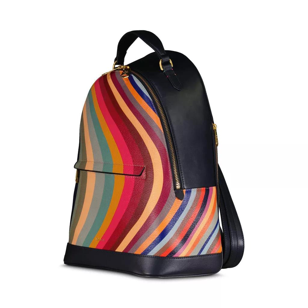 Paul Smith Rugzakken Rucksack im Streifen-Look in meerkleurig