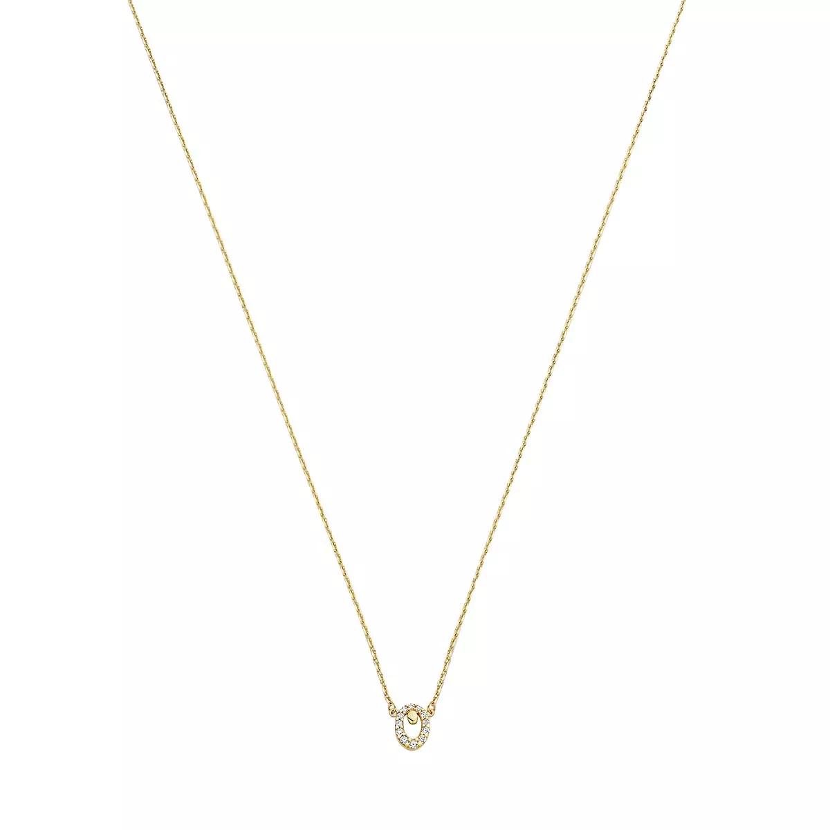 BELORO Halskette - Monte Napoleone Leontina 9 karat necklace with zir - Gr. unisize - in Gold - für Damen