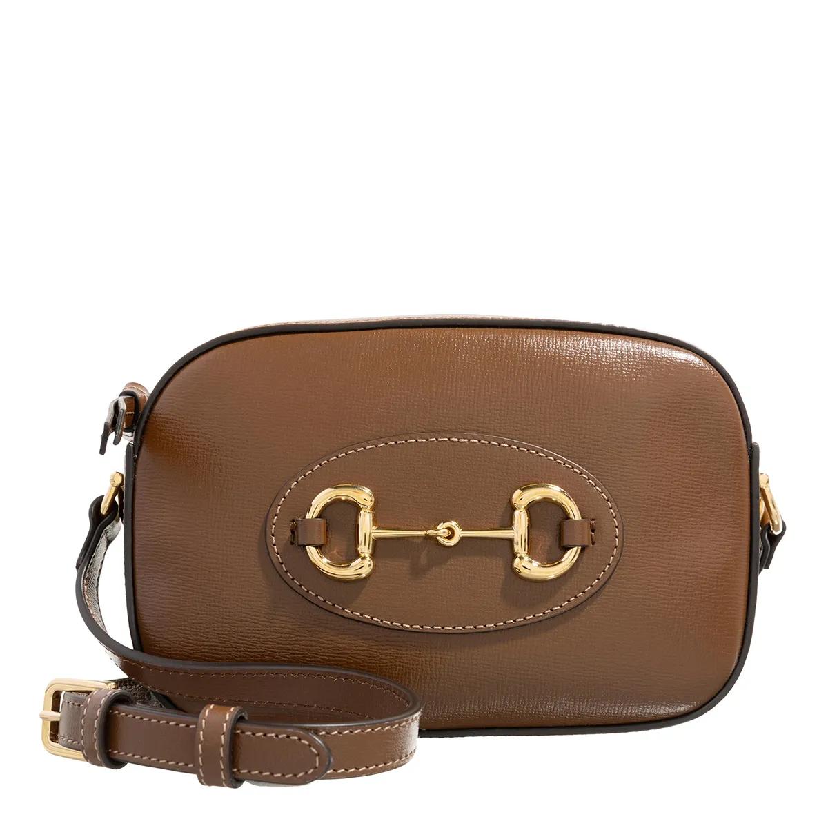 Gucci Crossbody Bags - Horsebit 1955 Small Shoulder Bag - Gr. unisize - in Braun - für Damen