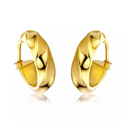 DIAMADA Creole Earring  14KT Yellow Gold Hoop
