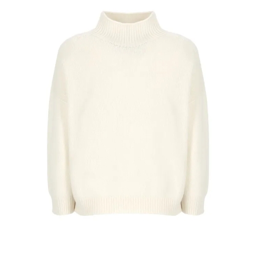 Vanise Ivory Vanisè Wool And Cashmere Sweater Neutrals 