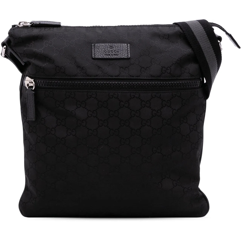 Gucci Sac à bandoulière GG NylonWeb Crossbody schwarz