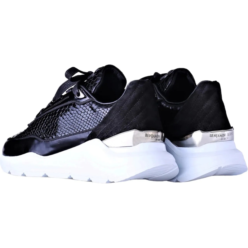 BENJAMIN BERNER Low-Top-Sneaker Heren Sneaker schwarz (Image 3)