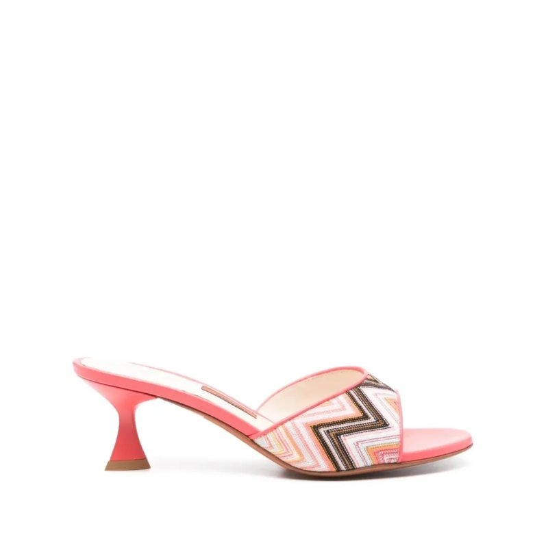 Missoni Sandalen Open-Toe Sandals With Minimalist Straps Neutrals