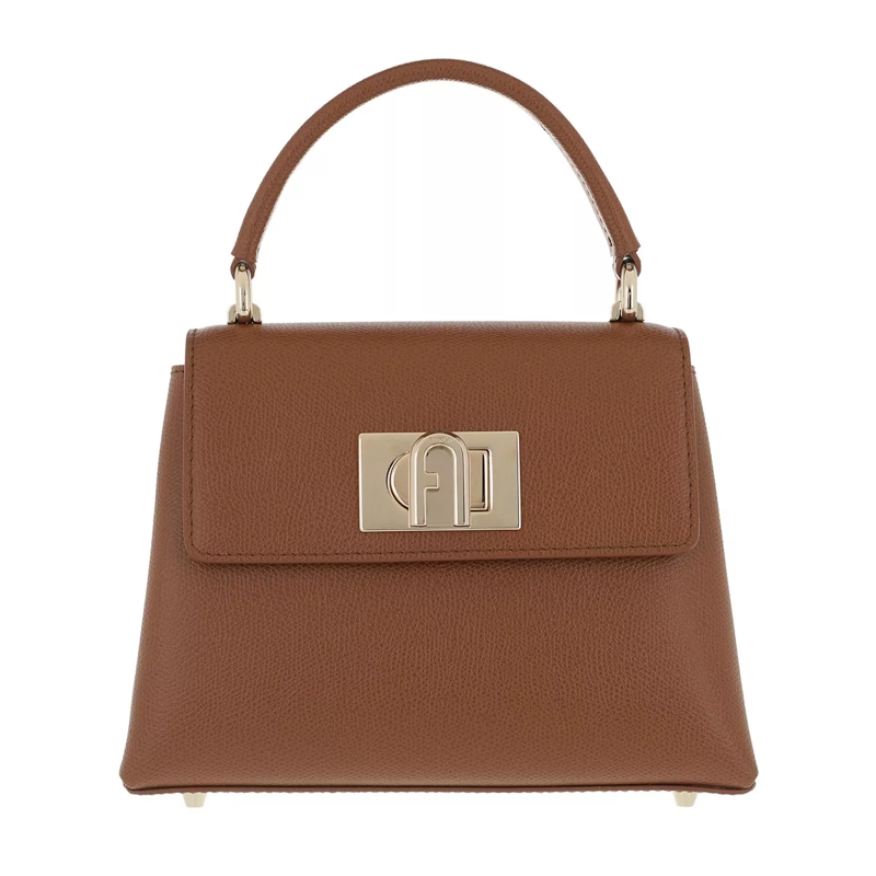 Furla Satchel Furla 1927 Mini Top Handle Cognac H