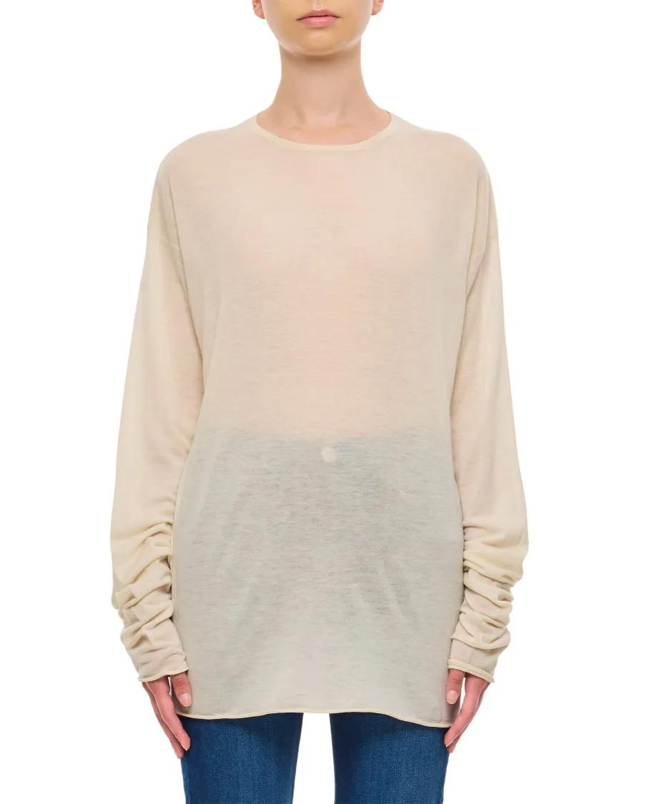 Extreme Cashmere - Gemini Cashmere Round Neck Sweater - Größe ONE SIZE -