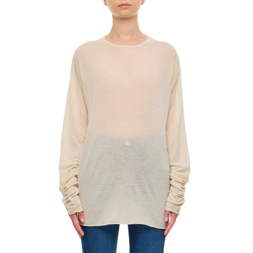 Extreme Cashmere Pull Gemini Cashmere Round Neck Sweater Neutrals