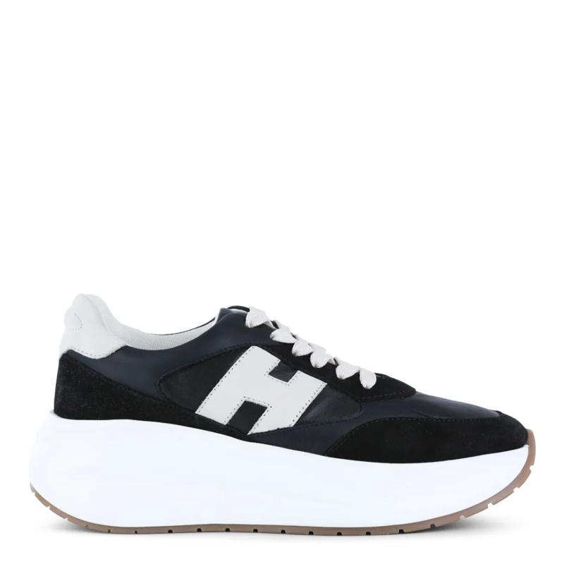 Hogan Low-Top-Sneaker Platform Sneakers With Elevated Sole Black