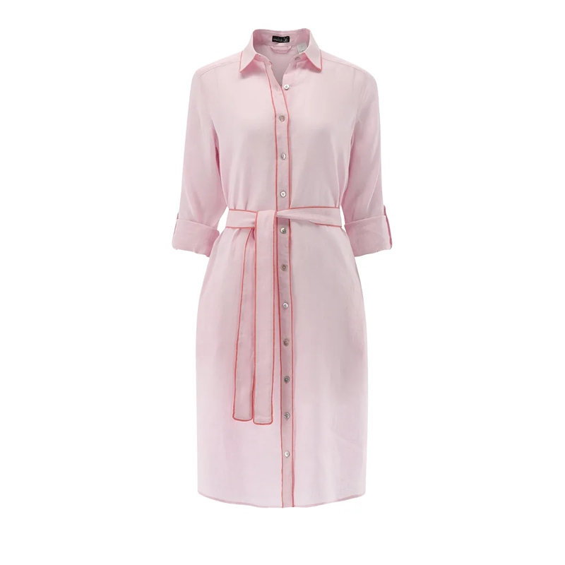 VAN LAACK Maxikleid Kleid Slim Fit Uni rot