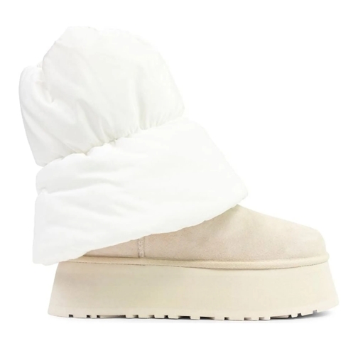 UGG lage-top sneaker W CLASSIC MINI DIPPER PUFFER WHITE / CERAMIC mehrfarbig