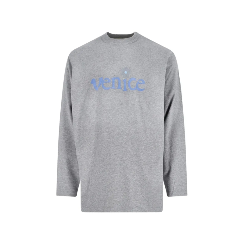 Erl Haut à manches longues Venice Long-Sleeve T-Shirt – Grey Grey