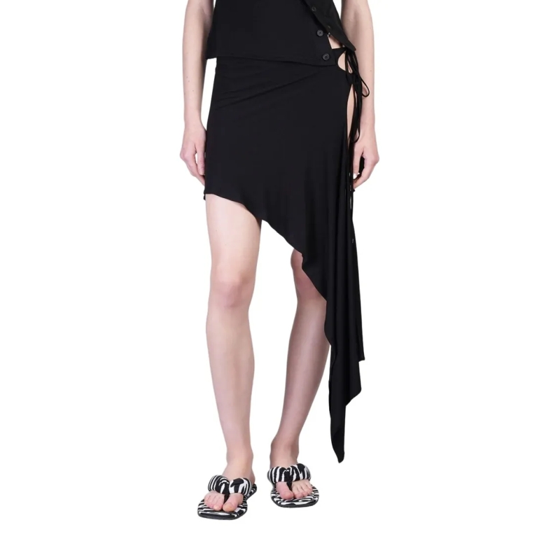 The Attico Midirok The Skirts Black Black