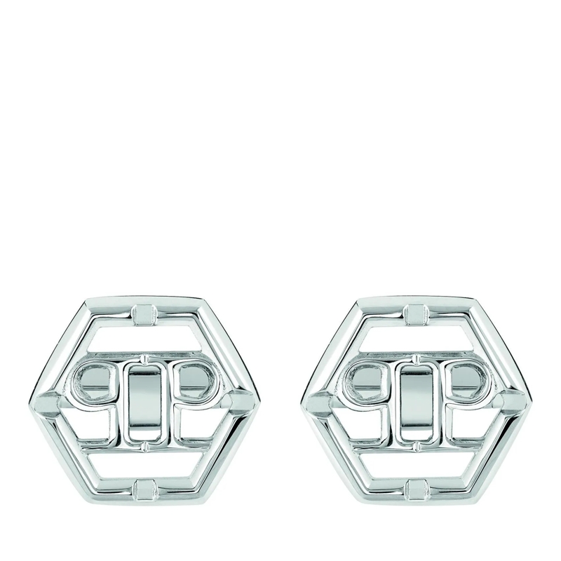 Philipp Plein Manschettenknöpfe Cufflinks Plein Icon silber(Image 4)