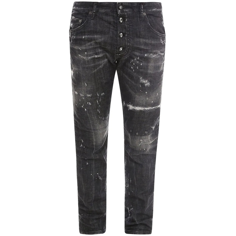 Dsquared2 T-shirt Dsquared2 Skater Denim Jeans schwarz