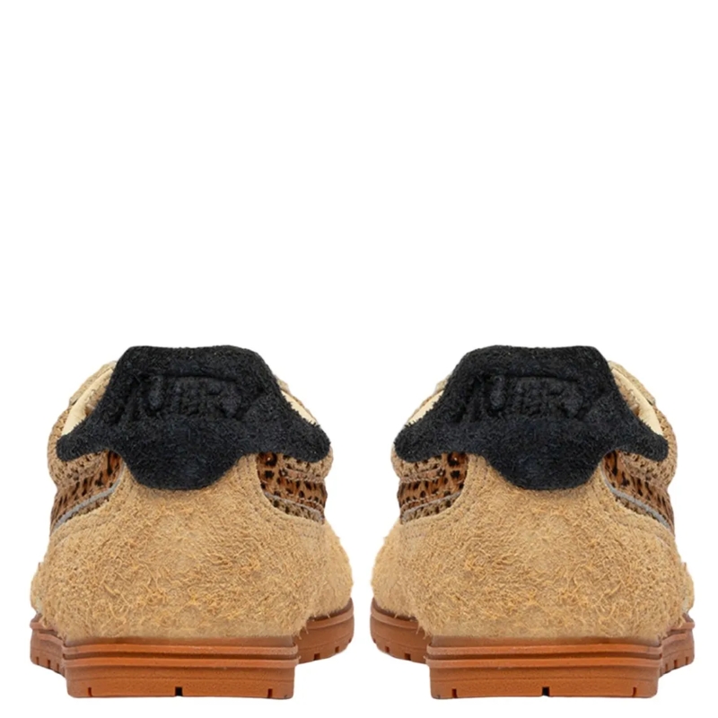 Autry International Lage-top sneaker Windspin Suede Blend Sneakers With Logo Detail Brown