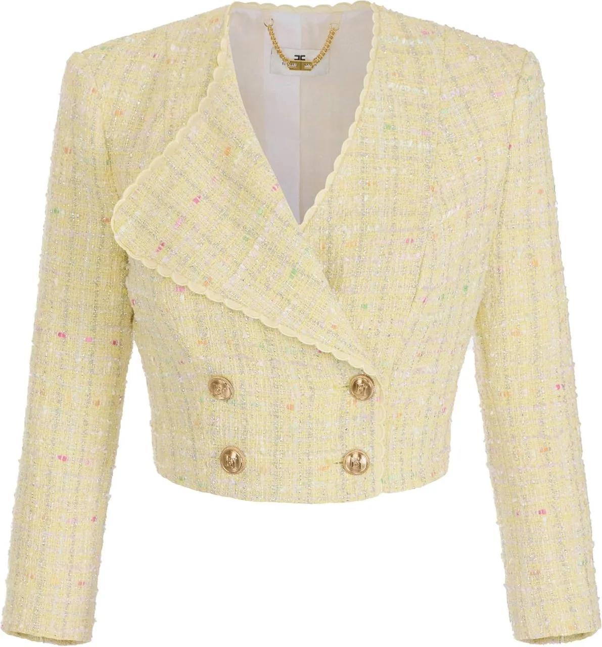 Thumbnail - Elisabetta Franchi - jas geel - Größe IT 42 - yellow