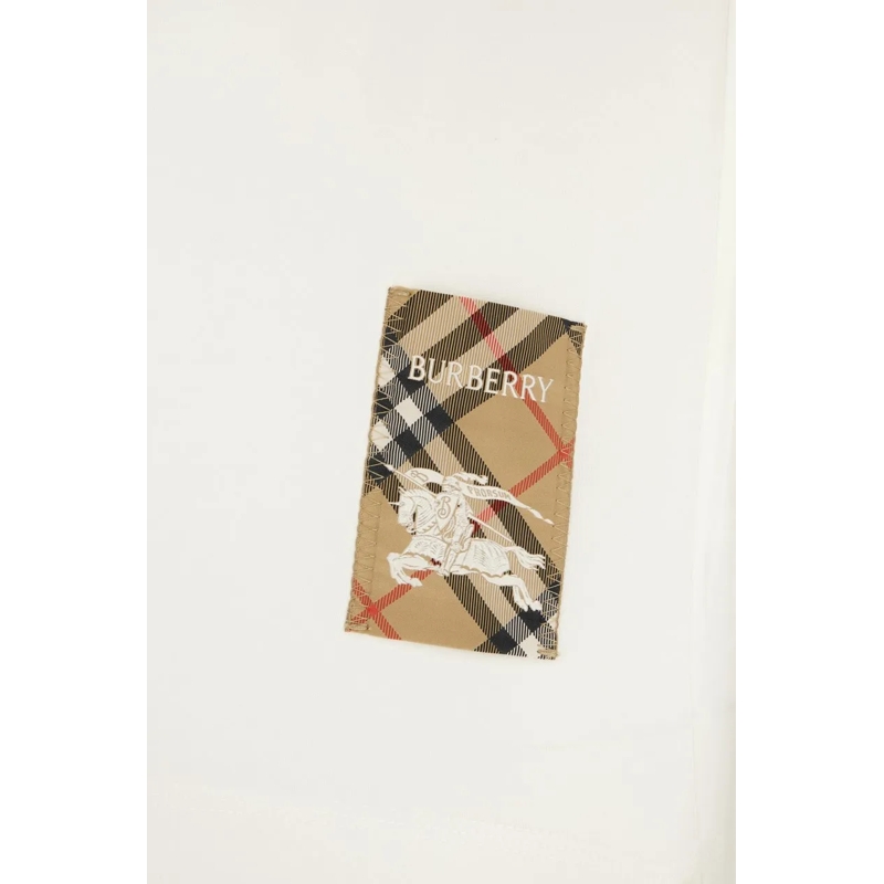 Burberry T-shirt Burberry White cotton t-shirt weiß(Image 3)