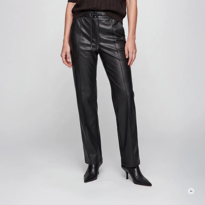 Marc Aurel Hose- elastisches Joggerbündchen- Eingrifftasch braun | Hose