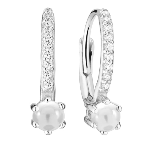 Sif Jakobs Jewellery Rimini Altro Earrings Pearl Sterling Silver Créole