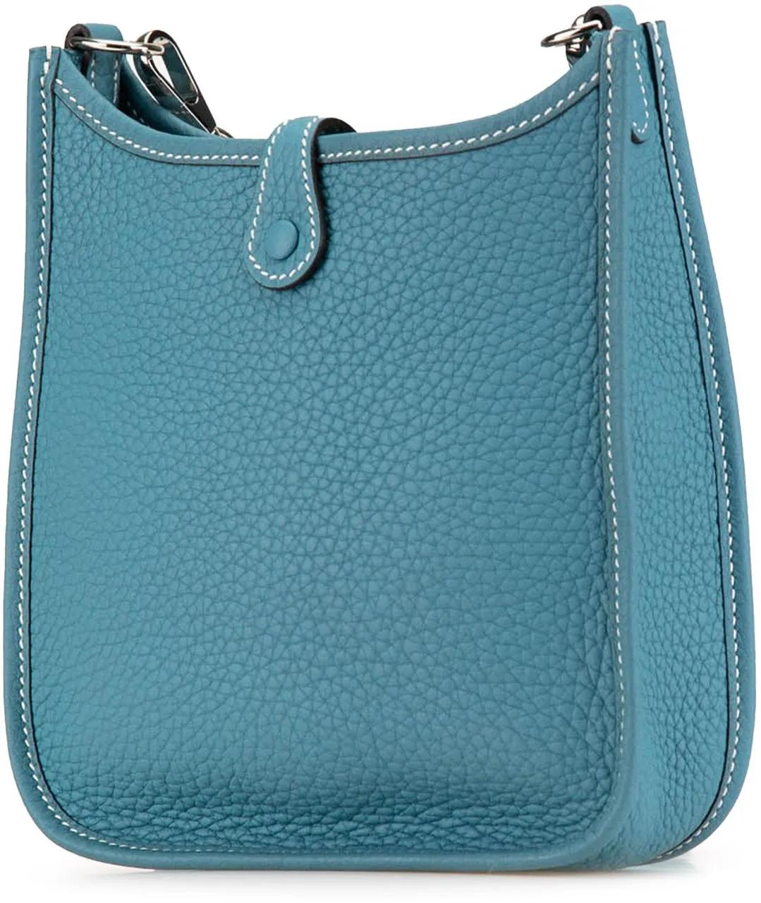 Hermès Hobo bags 2023 Clemence Evelyne III TPM in blauw