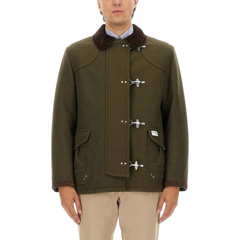 Fay  "4 Hooks" Jacket Green