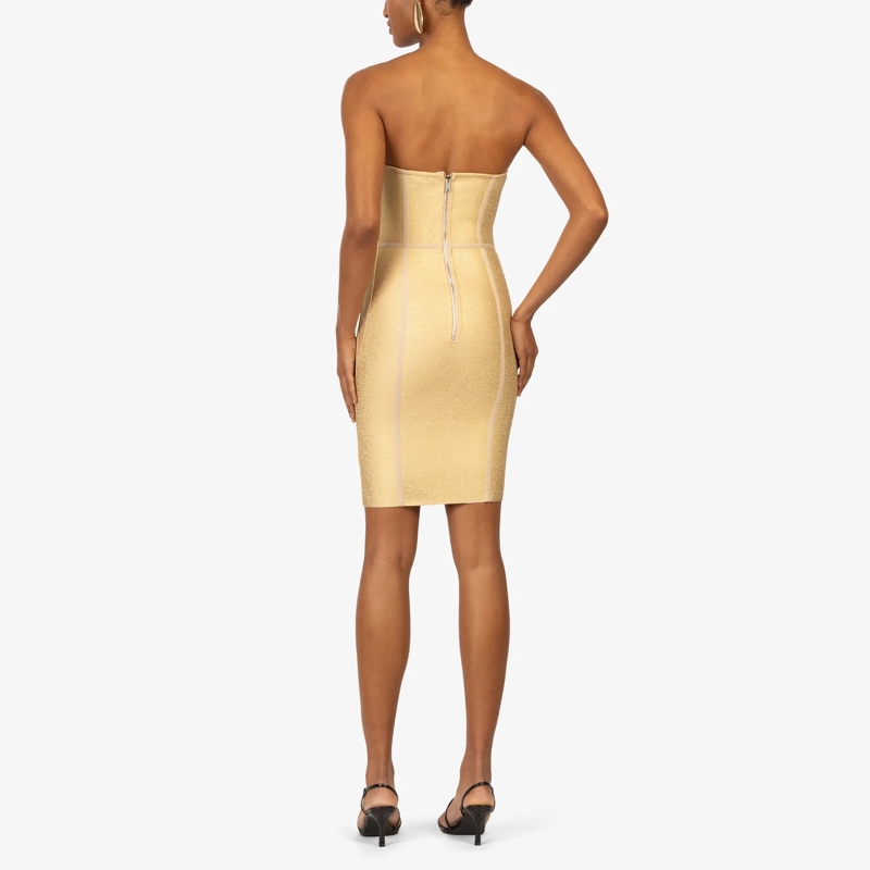 Kraimod Midikleid Bandagekleid gold(Image 8)