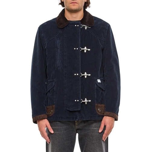 Fay Übergangsjacke 4 Hook Short Coat Blue