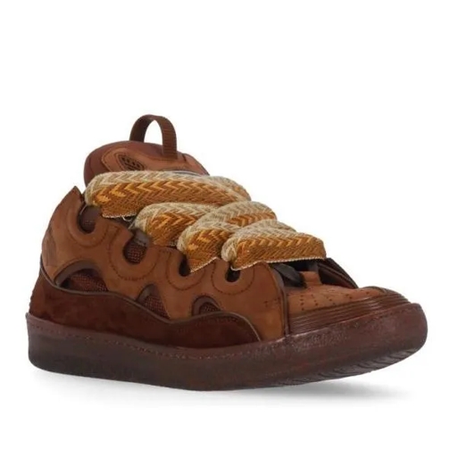 Lanvin Brown Leather Sneakers Brown Low-Top Sneaker