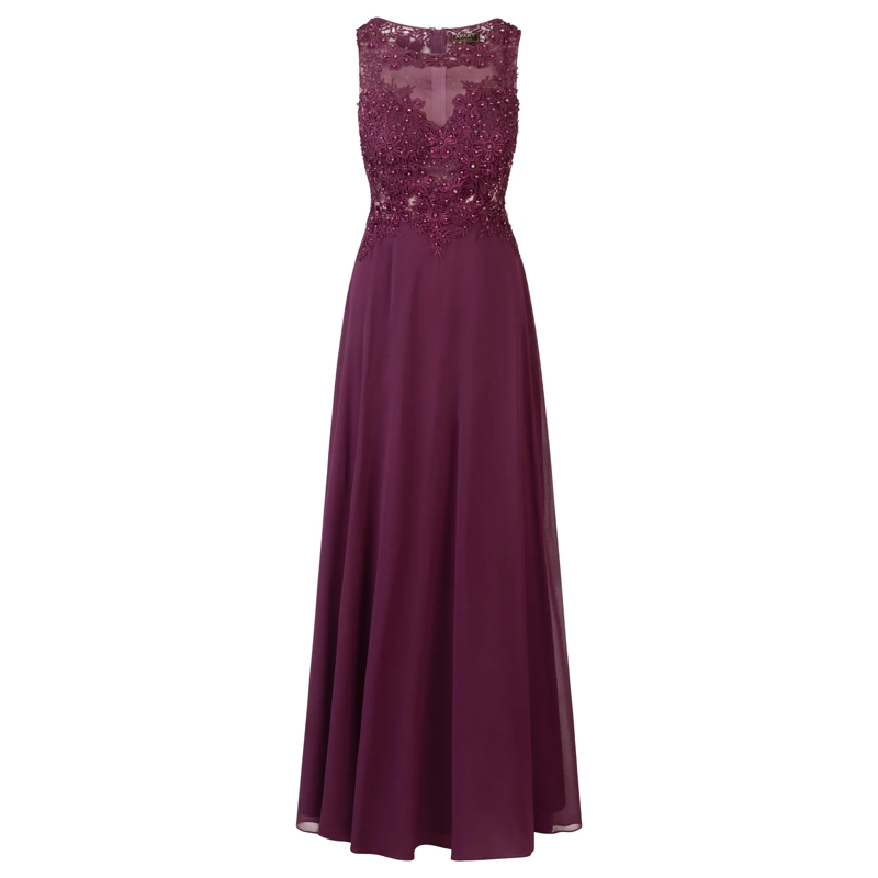 Apart Abendkleid Abendkleid dunkles violett