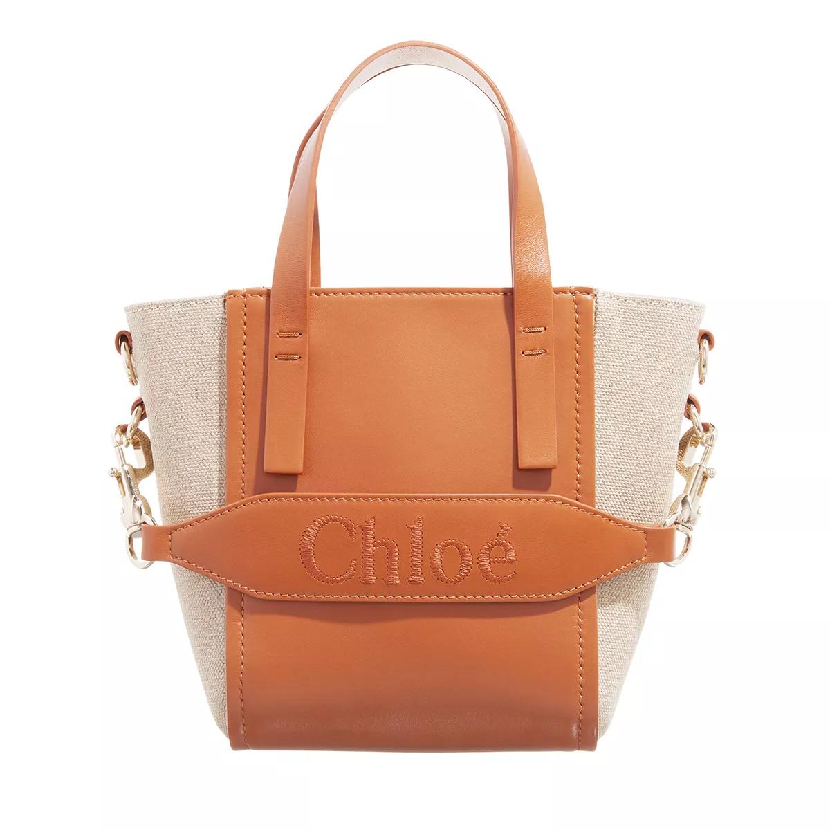 Chloé Tote - Sense Small Tote Bag - Gr. unisize - in Beige - für Damen