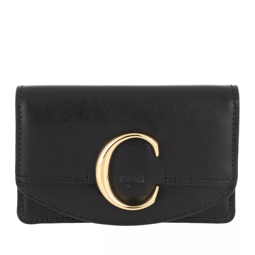 Chloé Tess Credit Card Holder Black Porta carte di credito