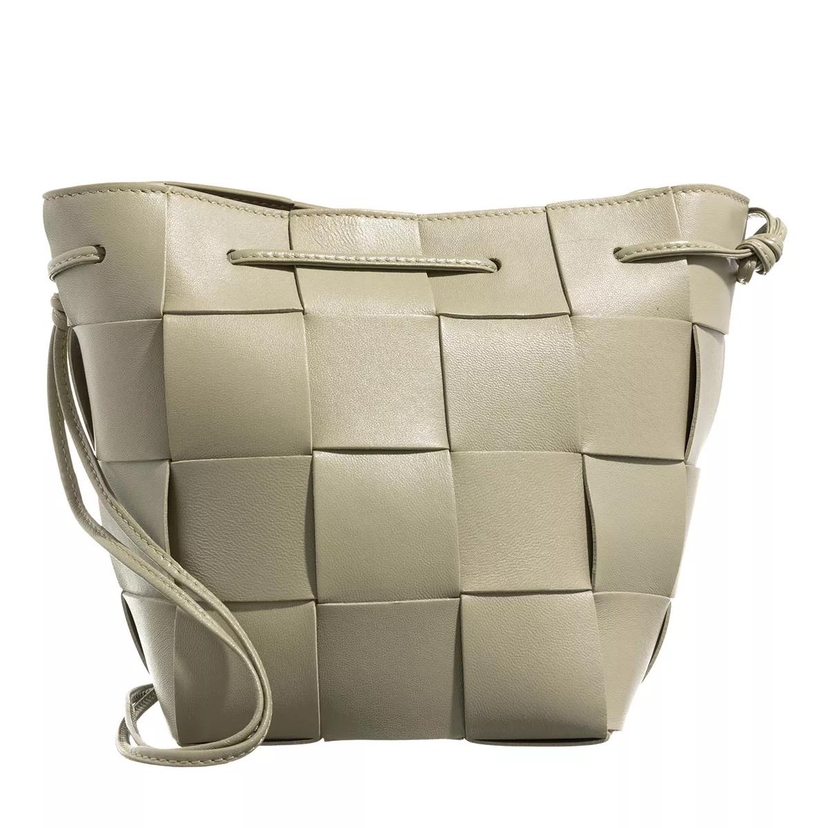 Bottega Veneta Beuteltaschen - Small Cassette Bucket Bag - Gr. unisize - in Grün - für Damen