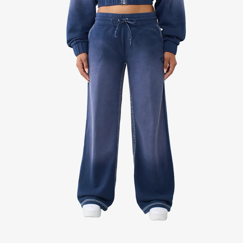 True Religion Jogginghose Sweatpant- Jogginghose- Niedrigen Bund- Gerade blau(Image 6)