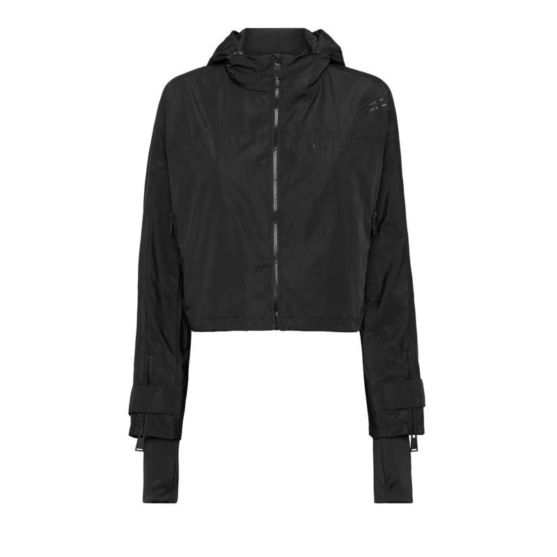 Plein Sport Daunenjacke Sweatjacke Scratch schwarz