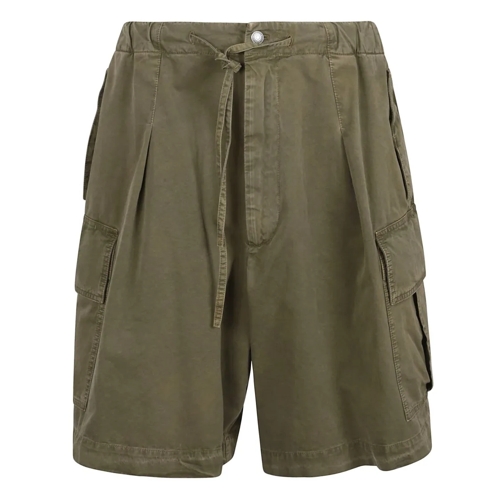 Alexander McQueen Legere Shorts Green Cotton Trousers Green