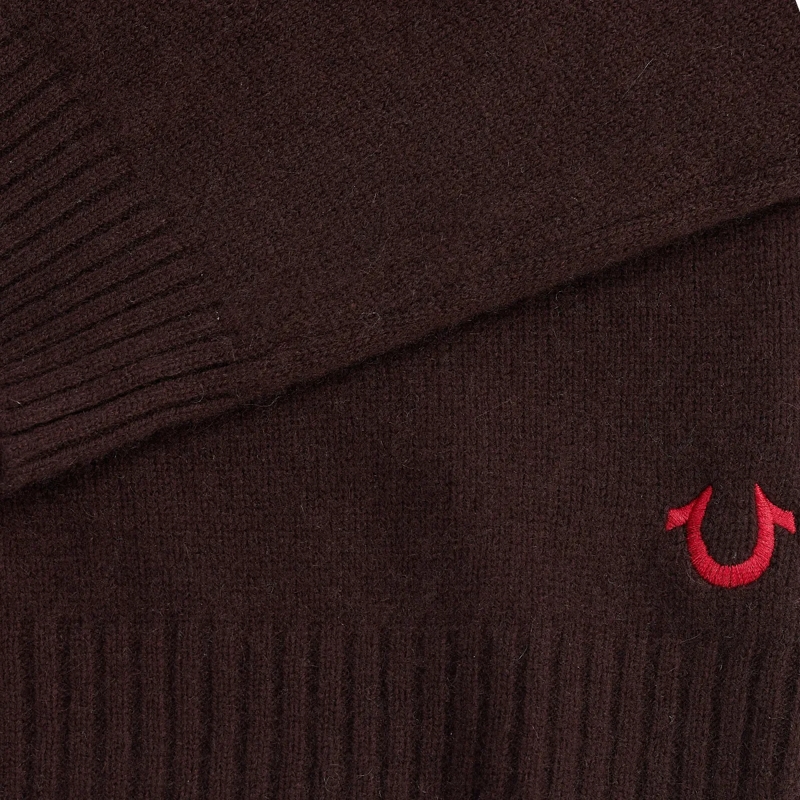 True Religion  - Lamgarm- Gerader Schnitt- Rippbünchen an den Ä braun(Image 5)