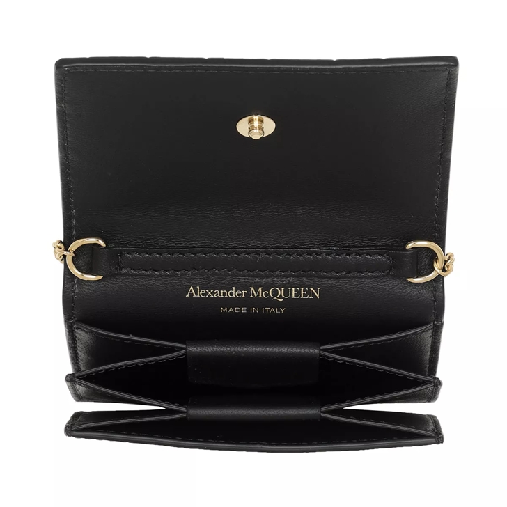 Alexander mcqueen skull wallet on online chain