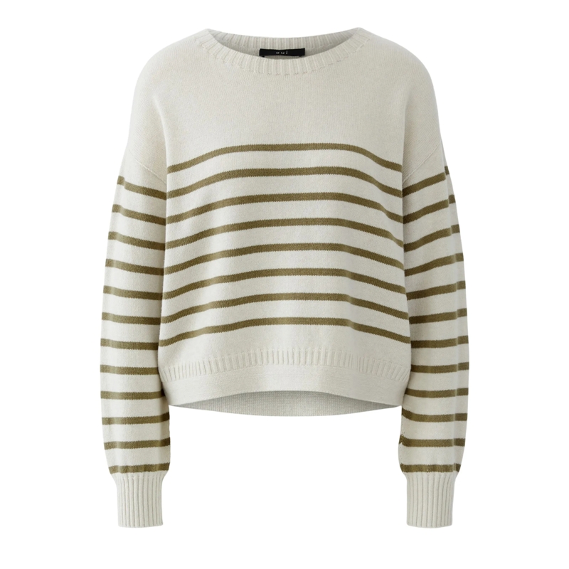 Oui Pullover Pullover grün
