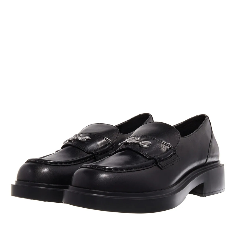 Karl Lagerfeld Loafer Macie Signia Rhinestone Loafer Black Lthr