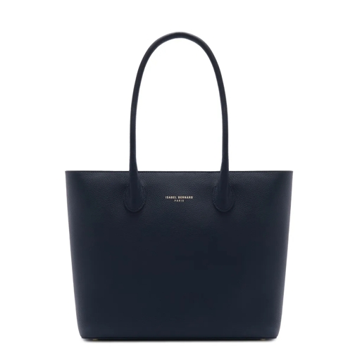 Isabel Bernard Sac à provisions Isabel Bernard Honoré Lysanne blue calfskin leathe Blau