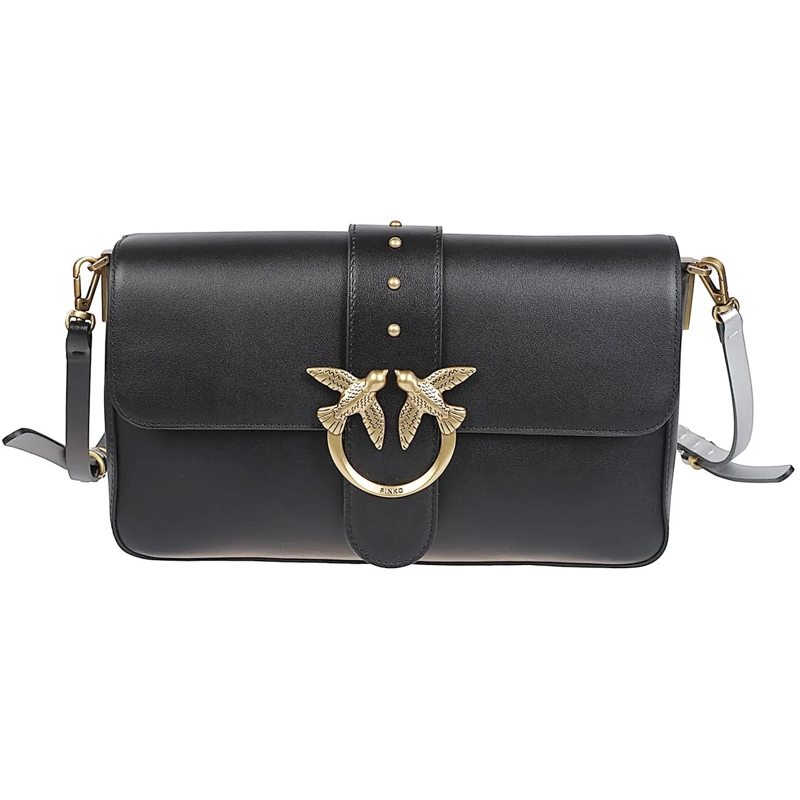 Pinko Fourre-tout Love One Classic Slouchy Mb Charms Bag Black schwarz