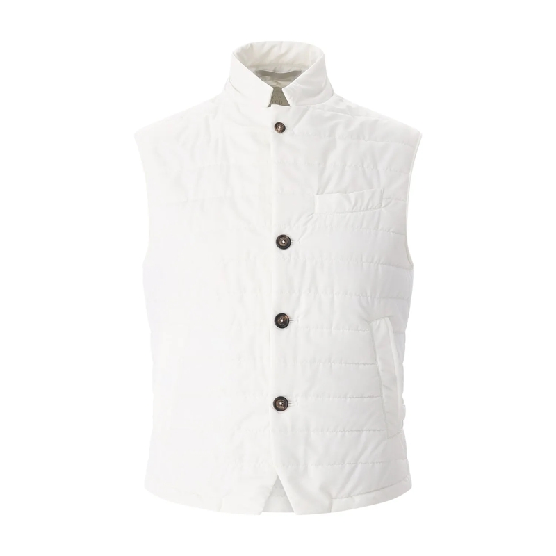 Eleventy Weste Weste aus Wollmix weiß