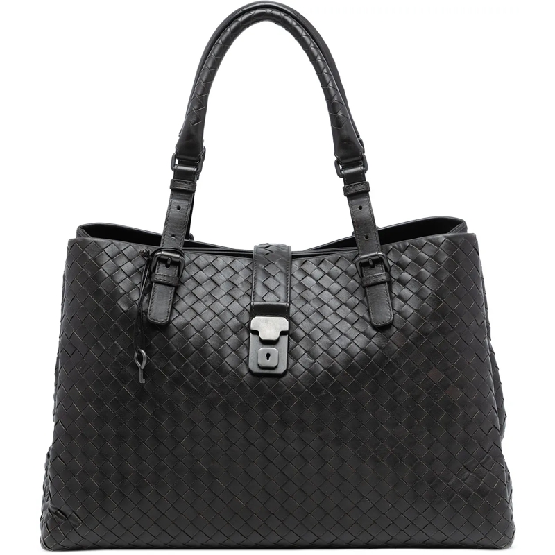 Bottega Veneta Shopper Medium Nappa Intrecciato Roma Tote braun