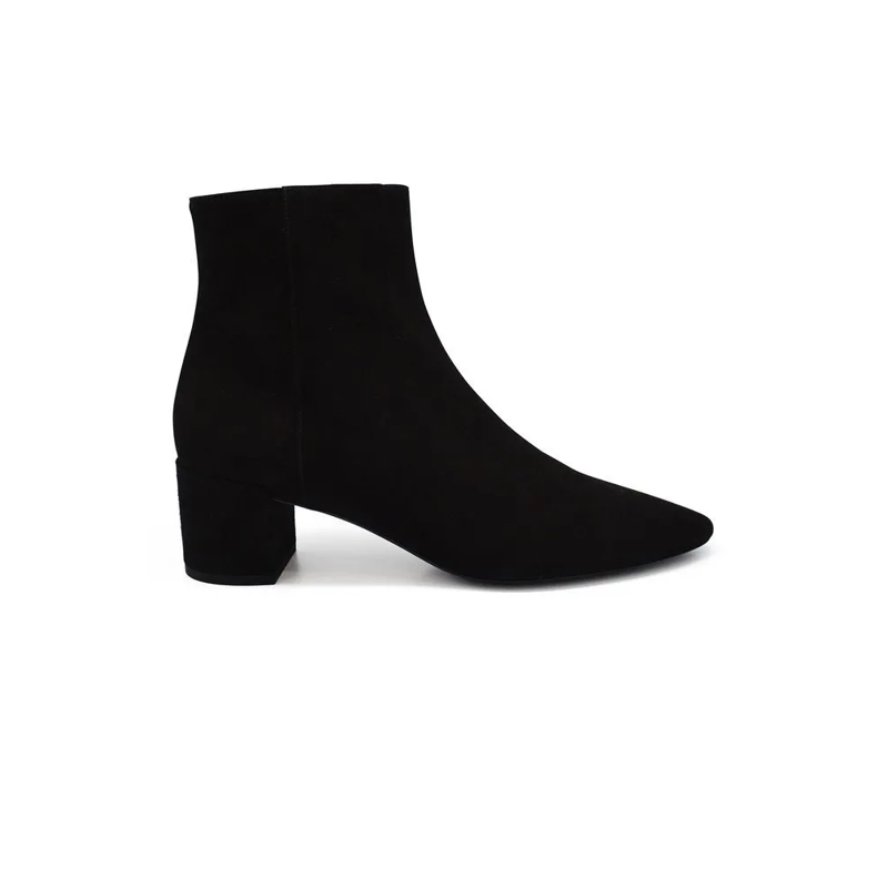Saint Laurent Stiefel Loulou 50 Ankle Boots Black