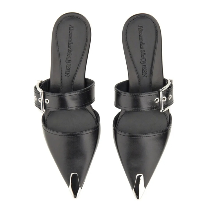 Alexander McQueen Mule Punk Black | Mules