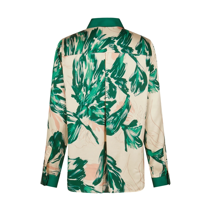 Marc Aurel Bluse Hemdbluse grün(Image 5)