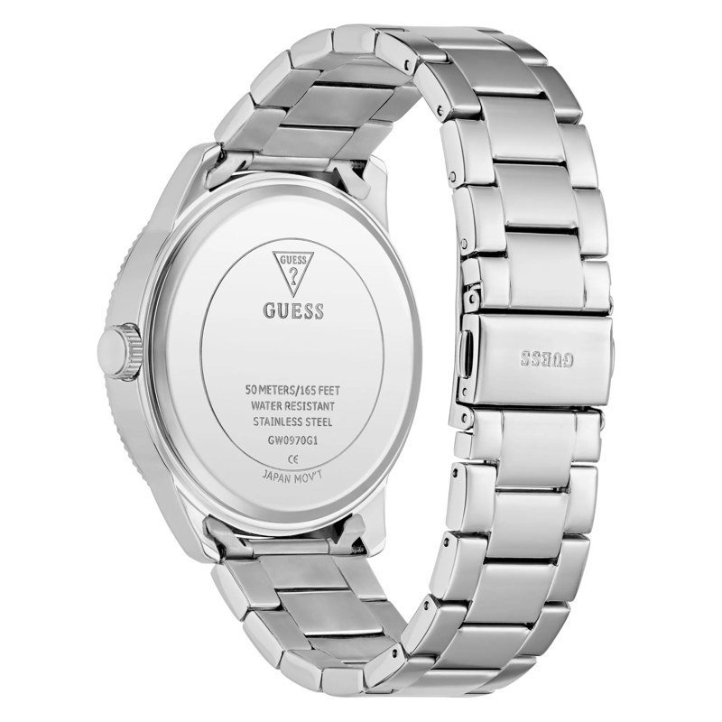 Guess Quarzuhr Quarz-Analoguhr Ian silber(Image 2)